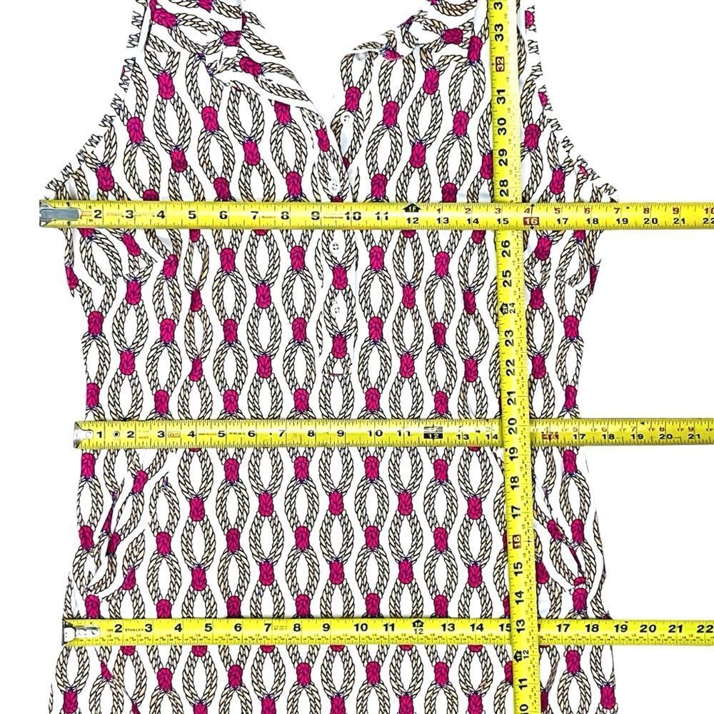 Tee 2 Sea Resort Golf Dress Earth/ Friendly Geo/Chain Pockets Made/US M - Picture 9 of 12